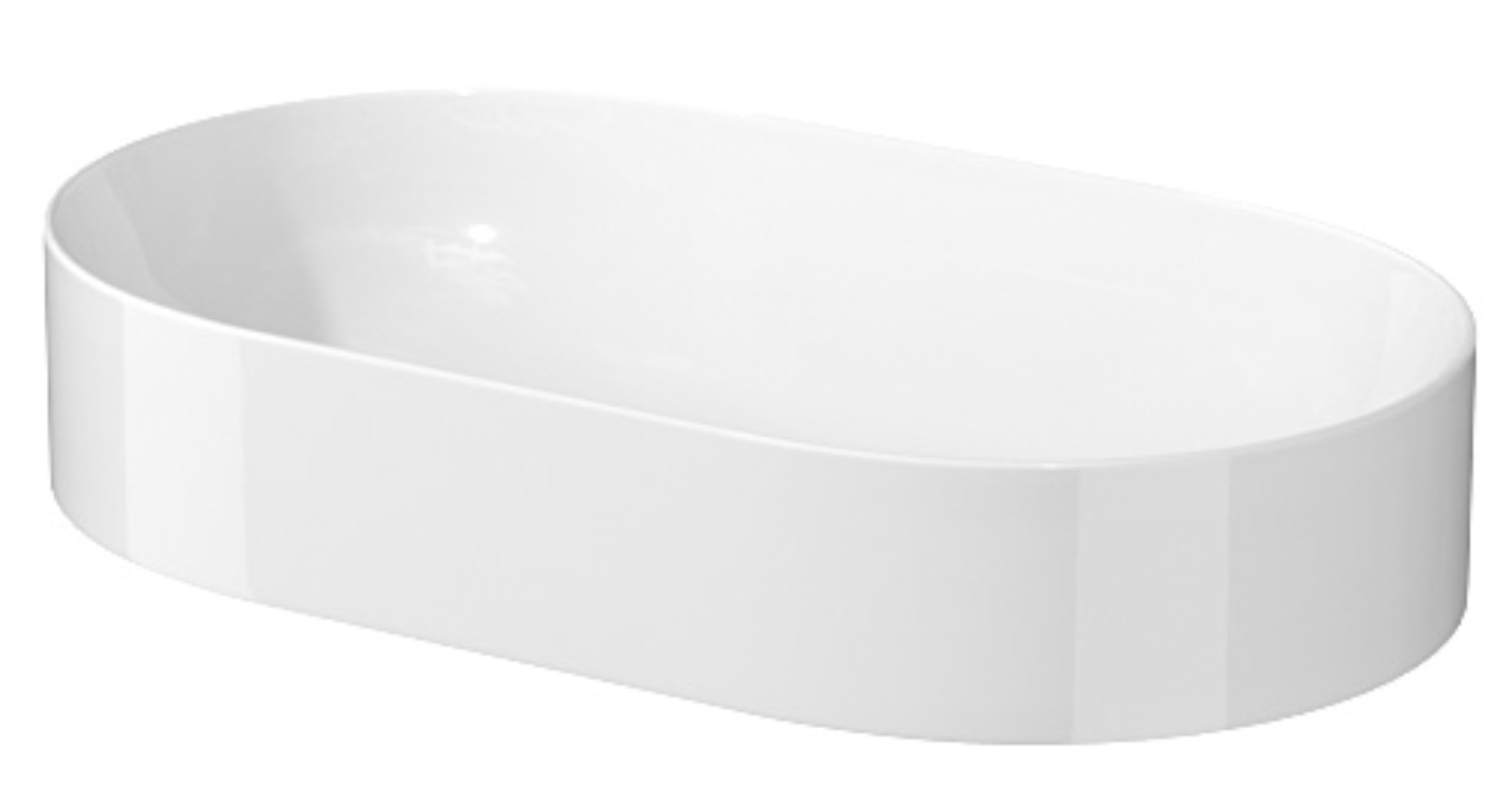 Cersanit Inverto umywalka 60x35 cm nablatowa biała K671-009 - Wysyłka w 24h