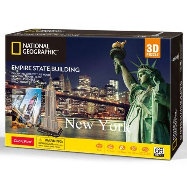Puzzle 3D 66 el. Empire State of Building