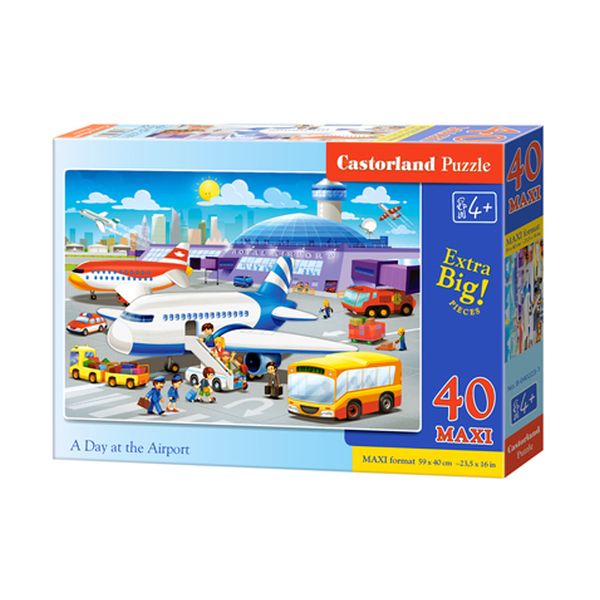 Castorland Puzzle 40 el. Maxi B-040223-1 A Day at the Airport