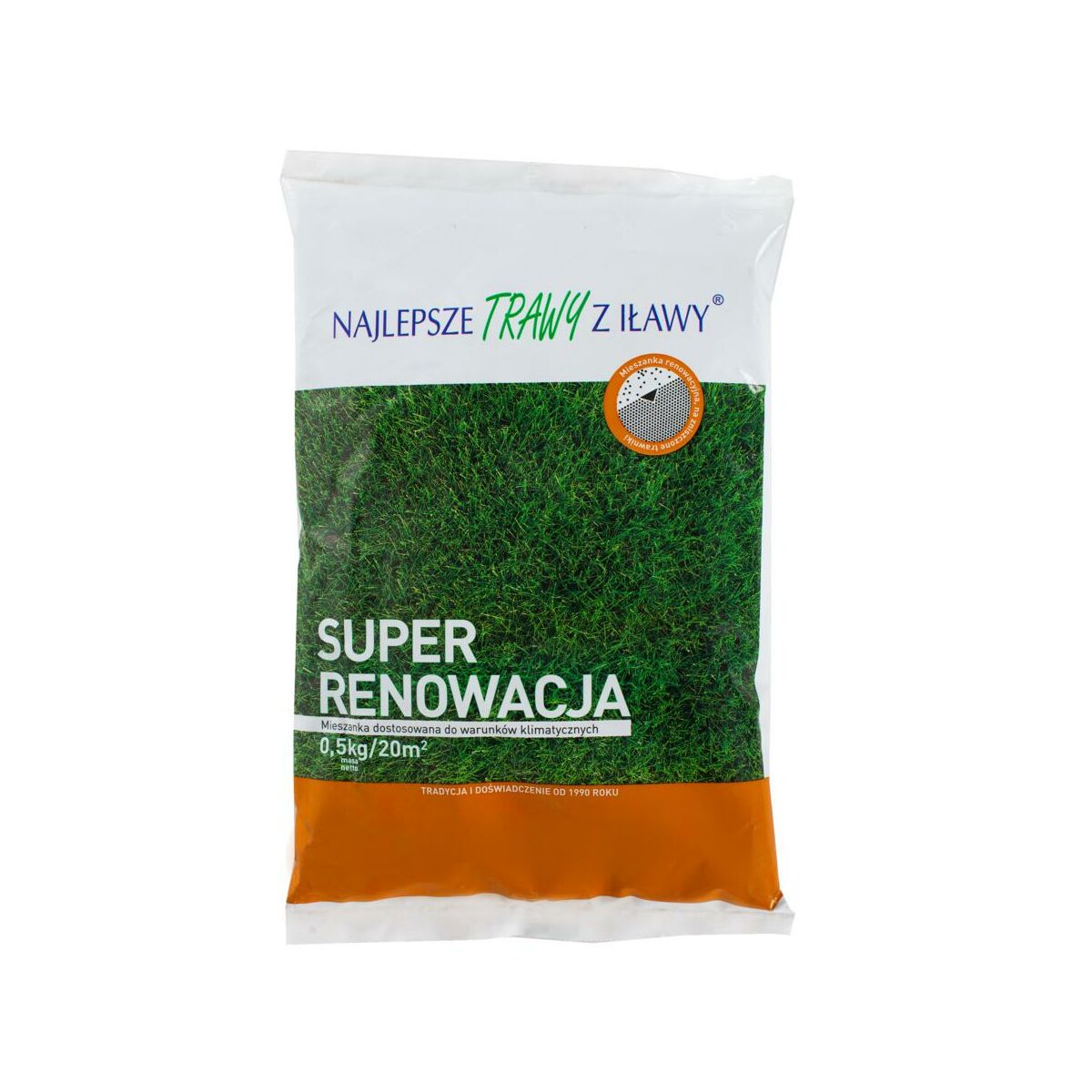 Nasiona trawy renowacyjnej 0.5kg Najlepsze trawy z Iławy