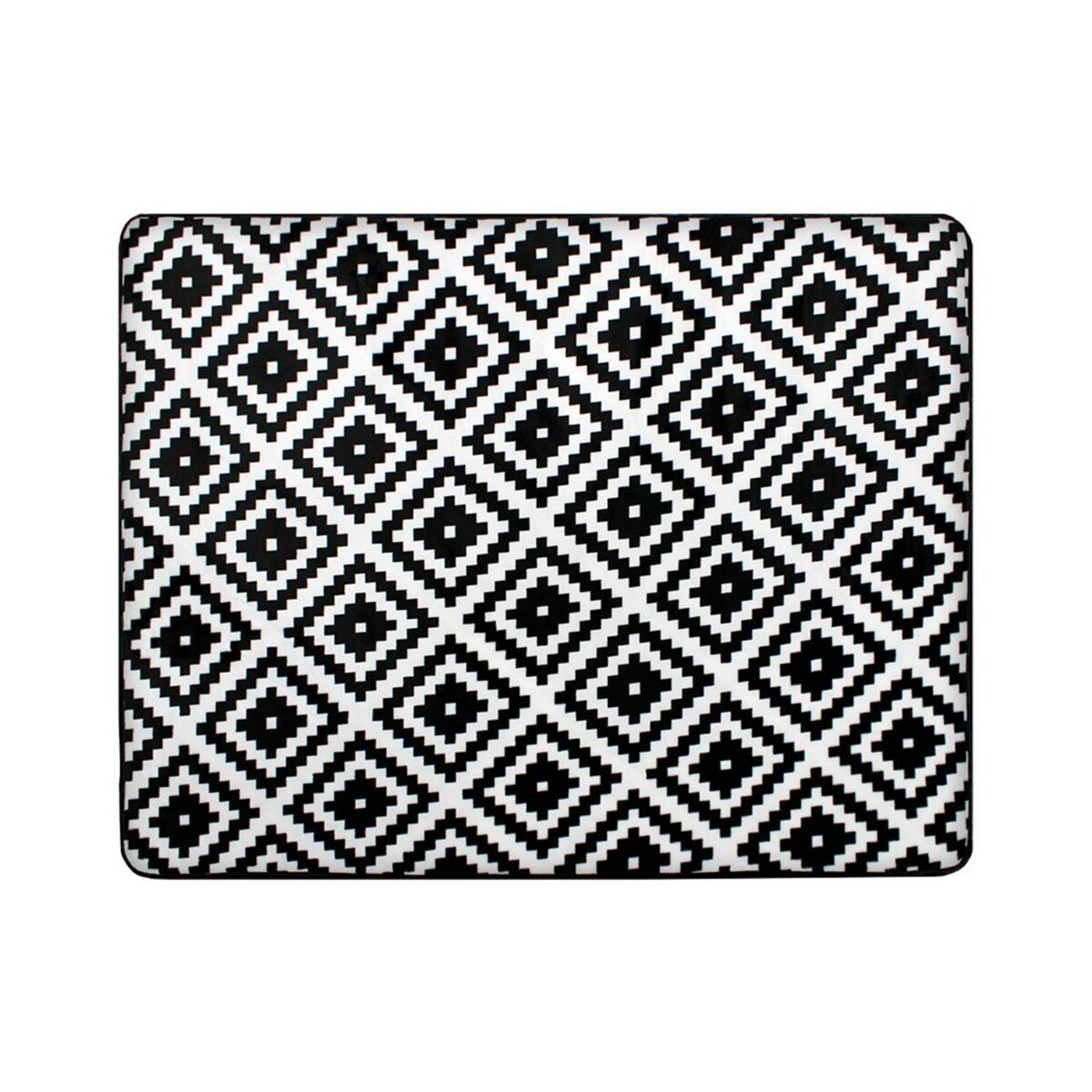 Dywan Geometric czarno-biały 120 x 160 cm