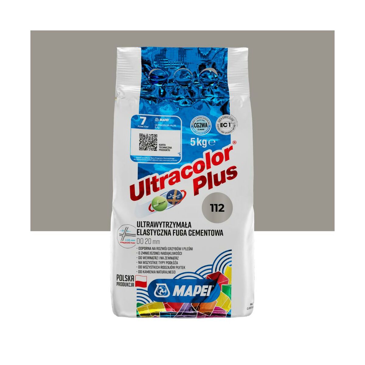 Fuga cementowa Ultracolor 112 tytan 5 kg Mapei