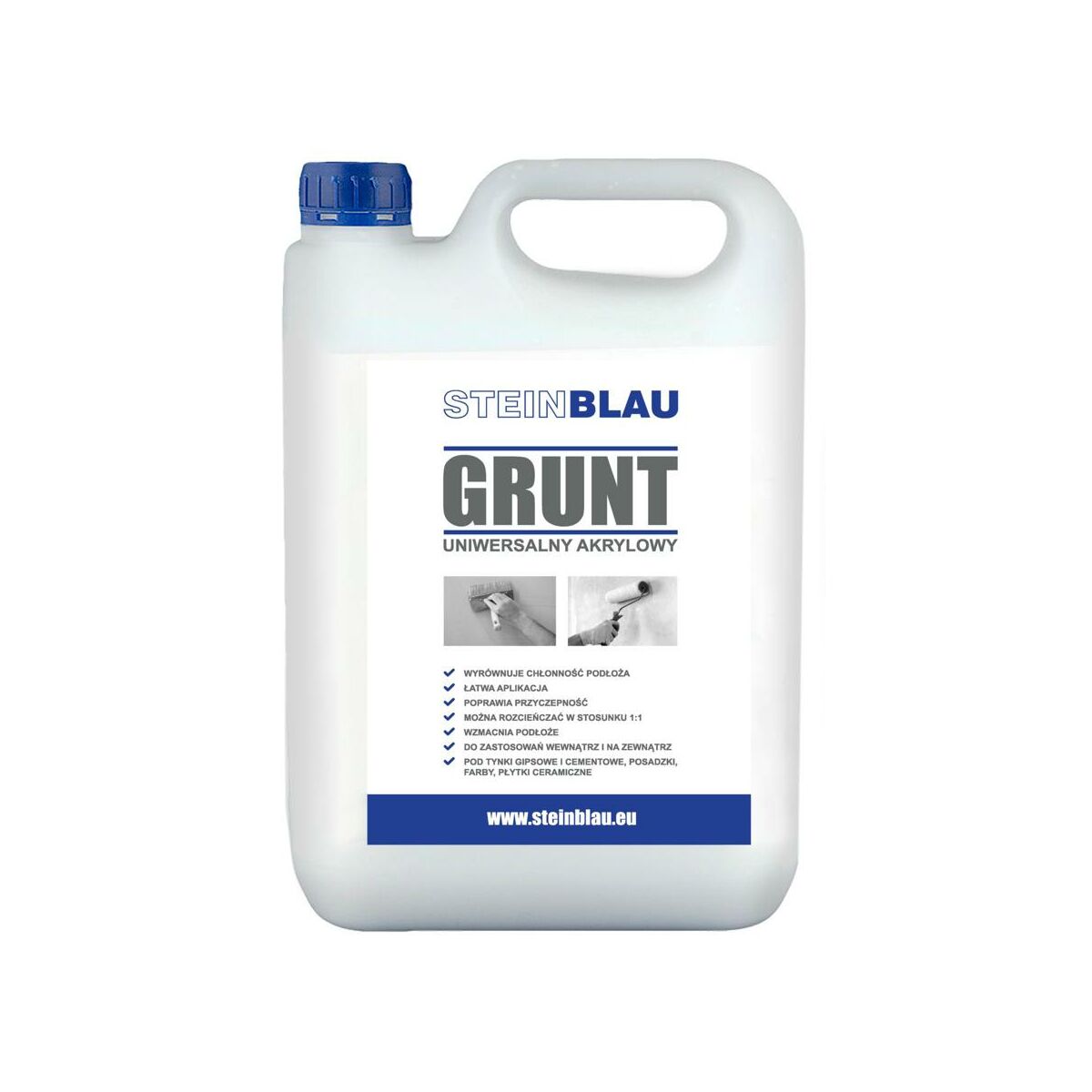 Grunt uniwersalny akrylowy Perfect 5 l Steinblau