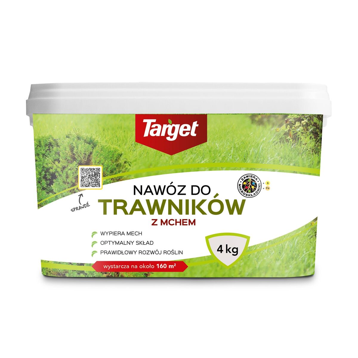 Nawóz do trawników z mchem 4kg Target