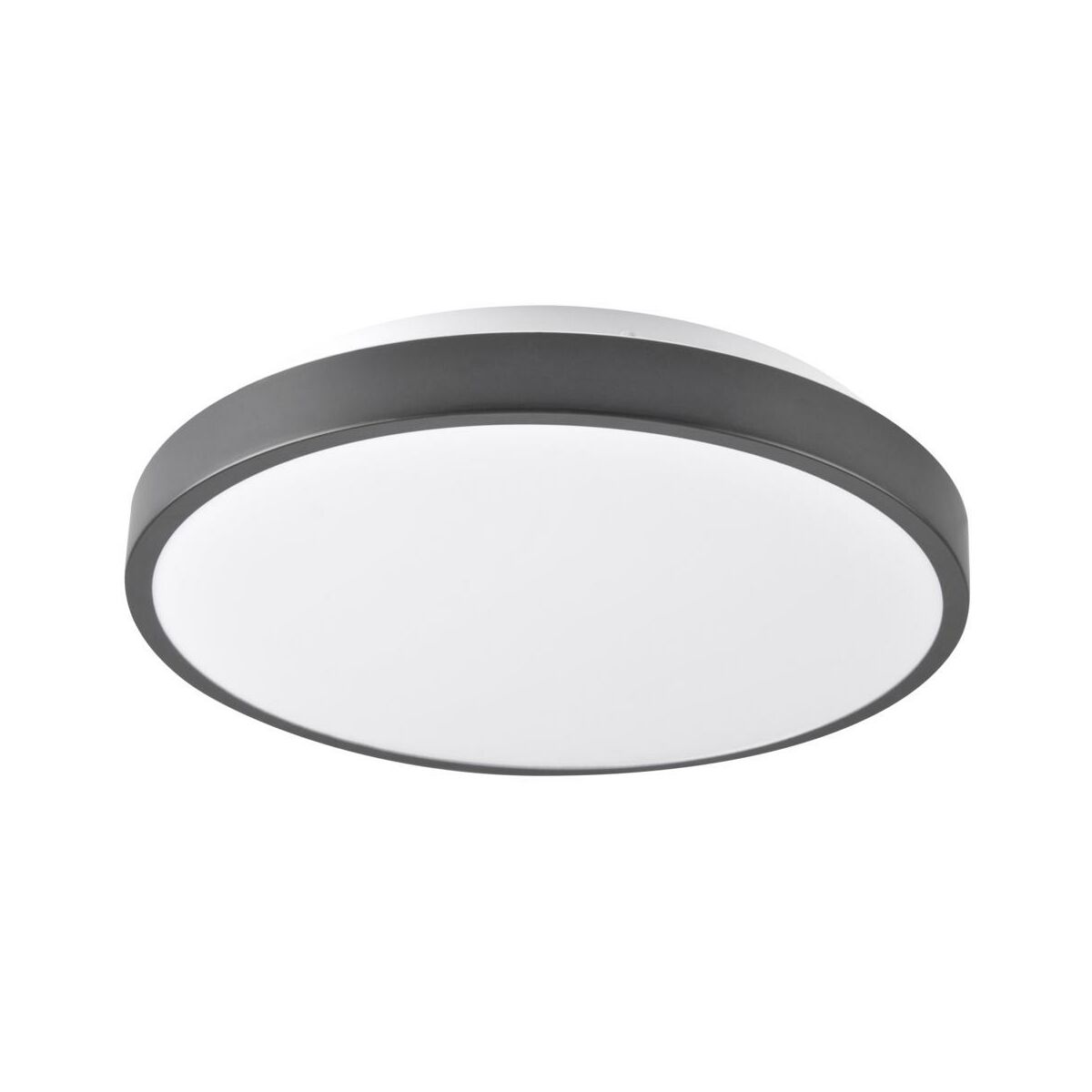 Plafon Kern 30 cm czarny LED Polux