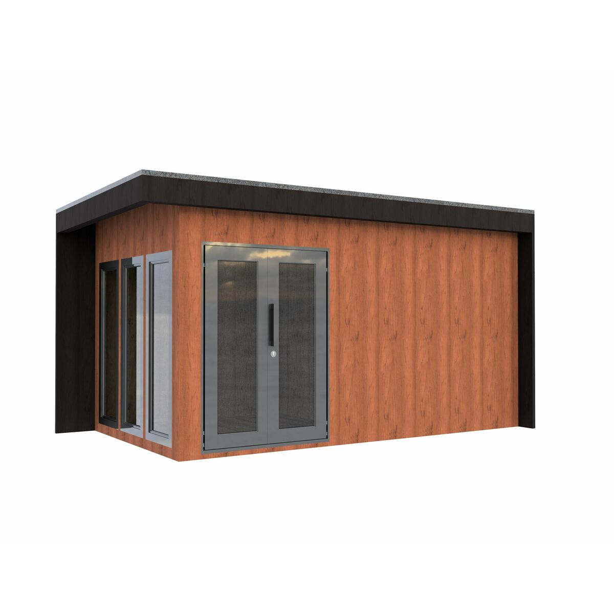 Sauna ogrodowa Cube 440x240 cm Ecosauna