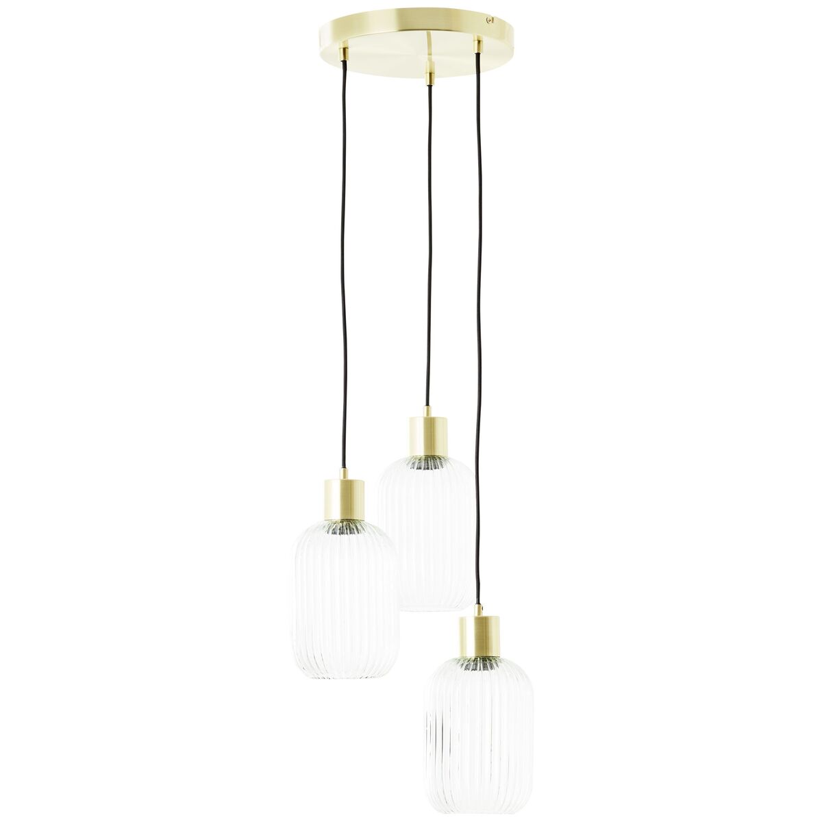 Lampa wisząca Dipsy szkło 3 x E27 Inspire