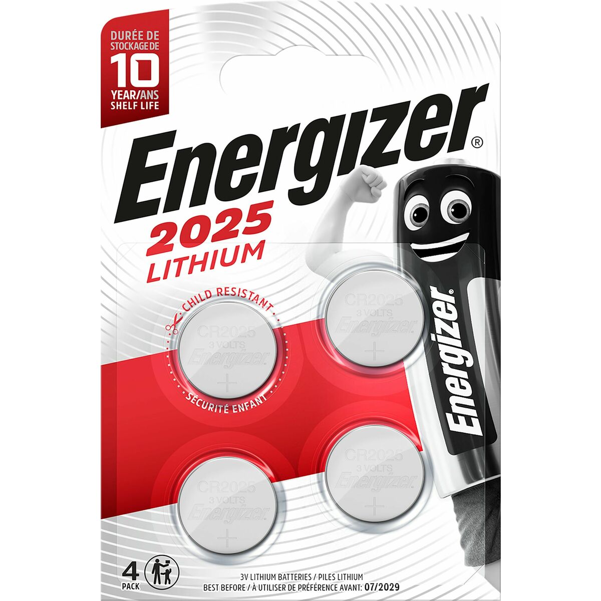 Bateria litowa CR2025 4 szt. ENERGIZER