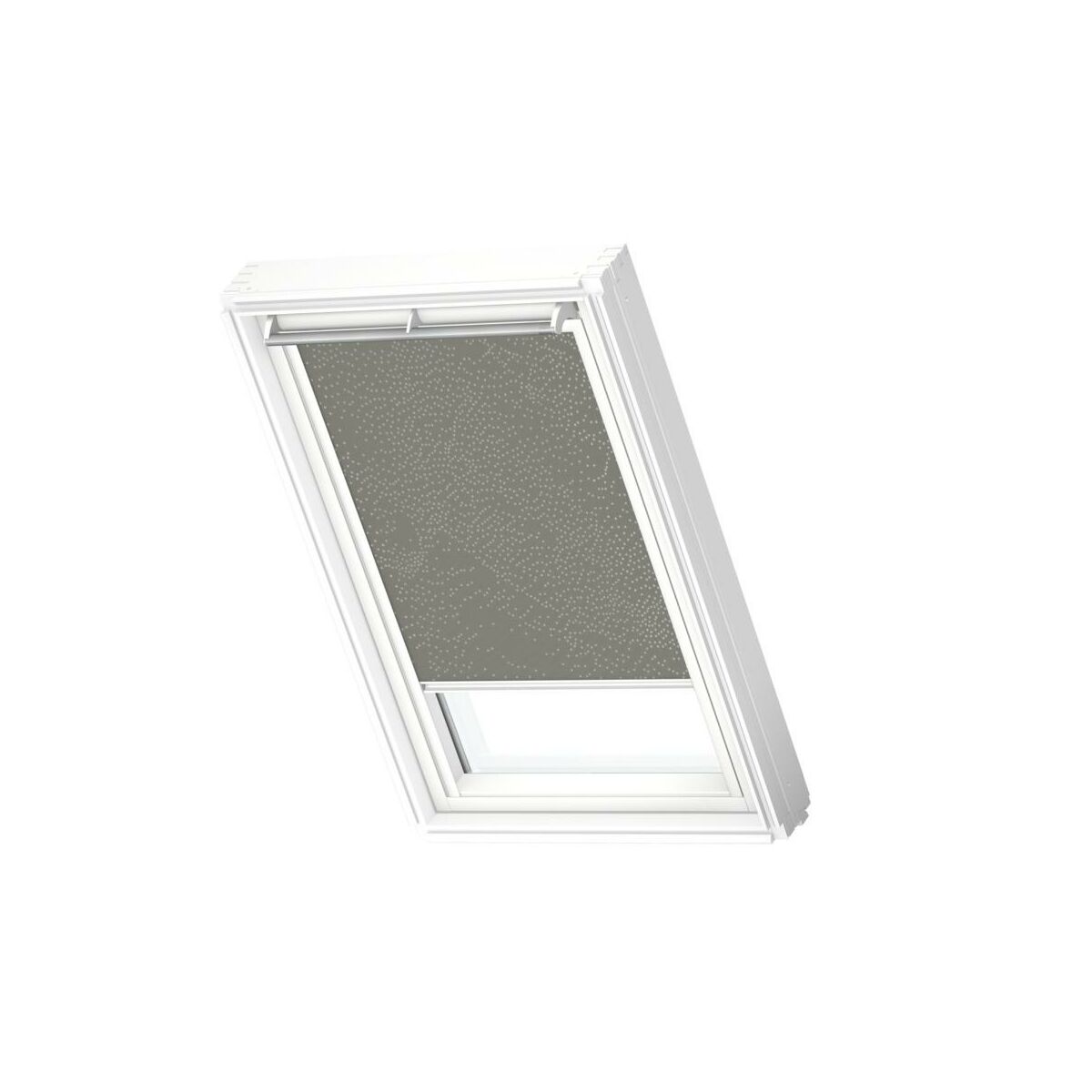 Roleta zaciemniająca do okna dachowego 78x140 cm khaki z białą ramą Velux