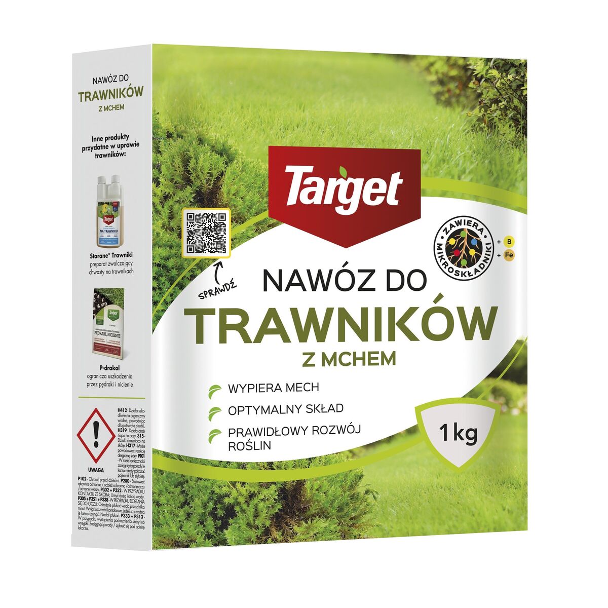 Nawóz do trawników z mchem 1kg Target