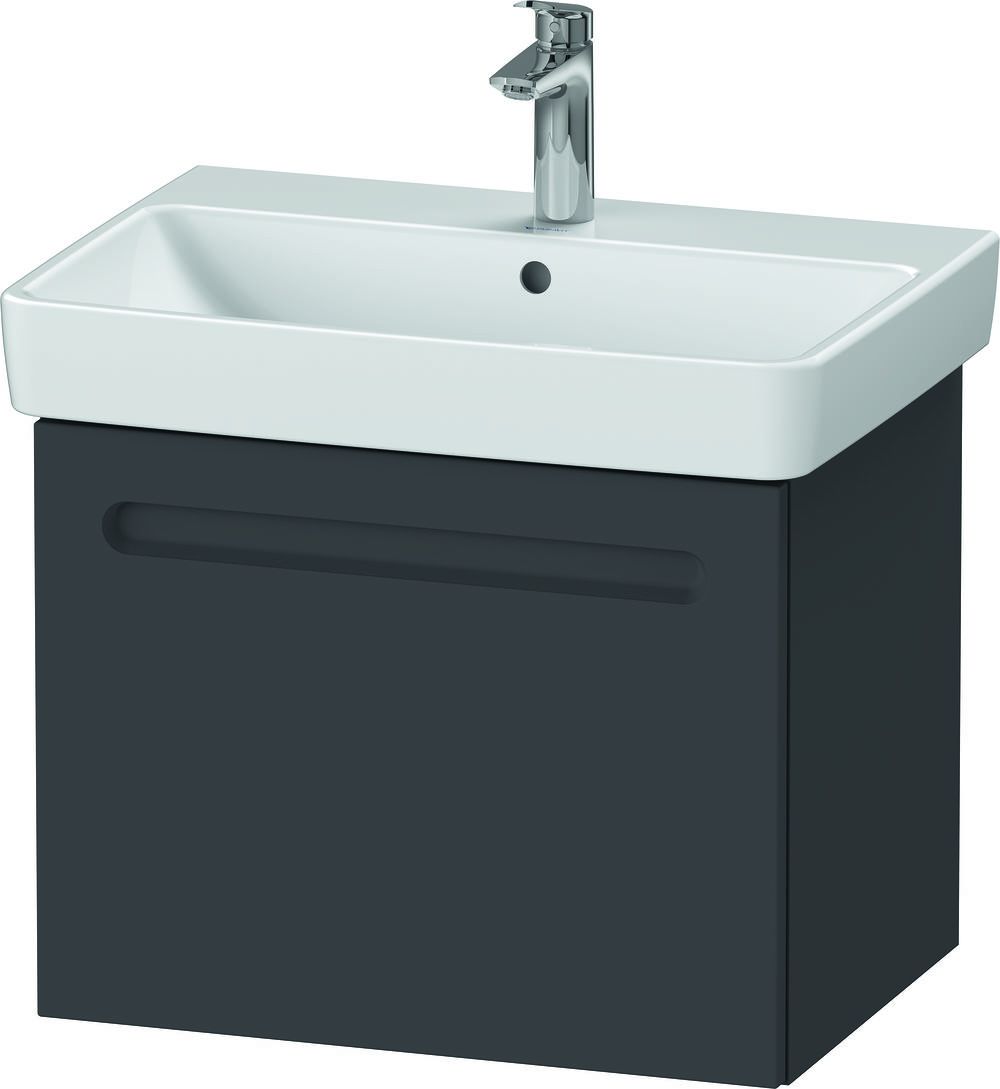 Duravit No.1 szafka 59 cm podumywalkowa wisząca grafit mat N14282049490000 - Wysyłka w 24h