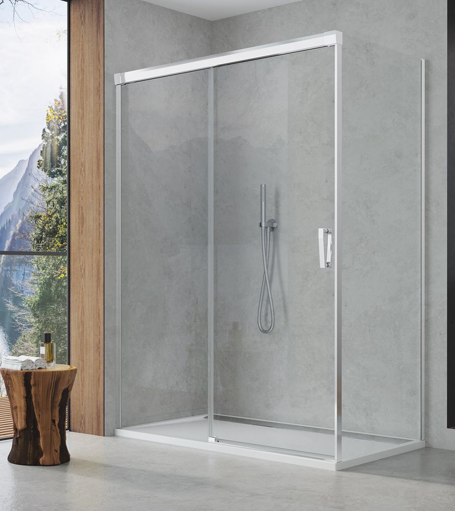 SanSwiss Cadura ścianka prysznicowa 70 cm srebrny połysk/szkło przezroczyste CAST0705007