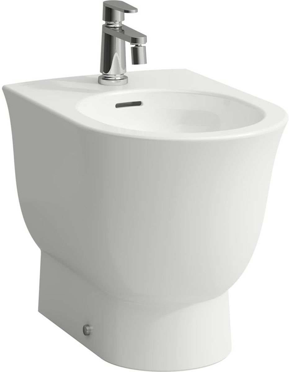 Laufen The New Classic bidet stojący przyścienny Laufen Clean Coat biały H8328514003021