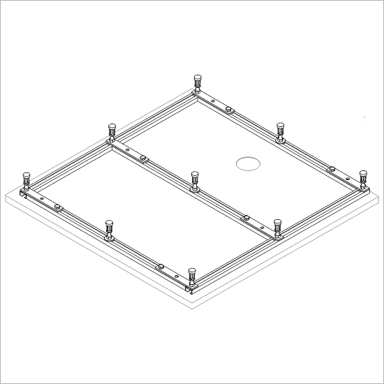 Sanplast stelaż do brodzika typ STS-090 194-E1430