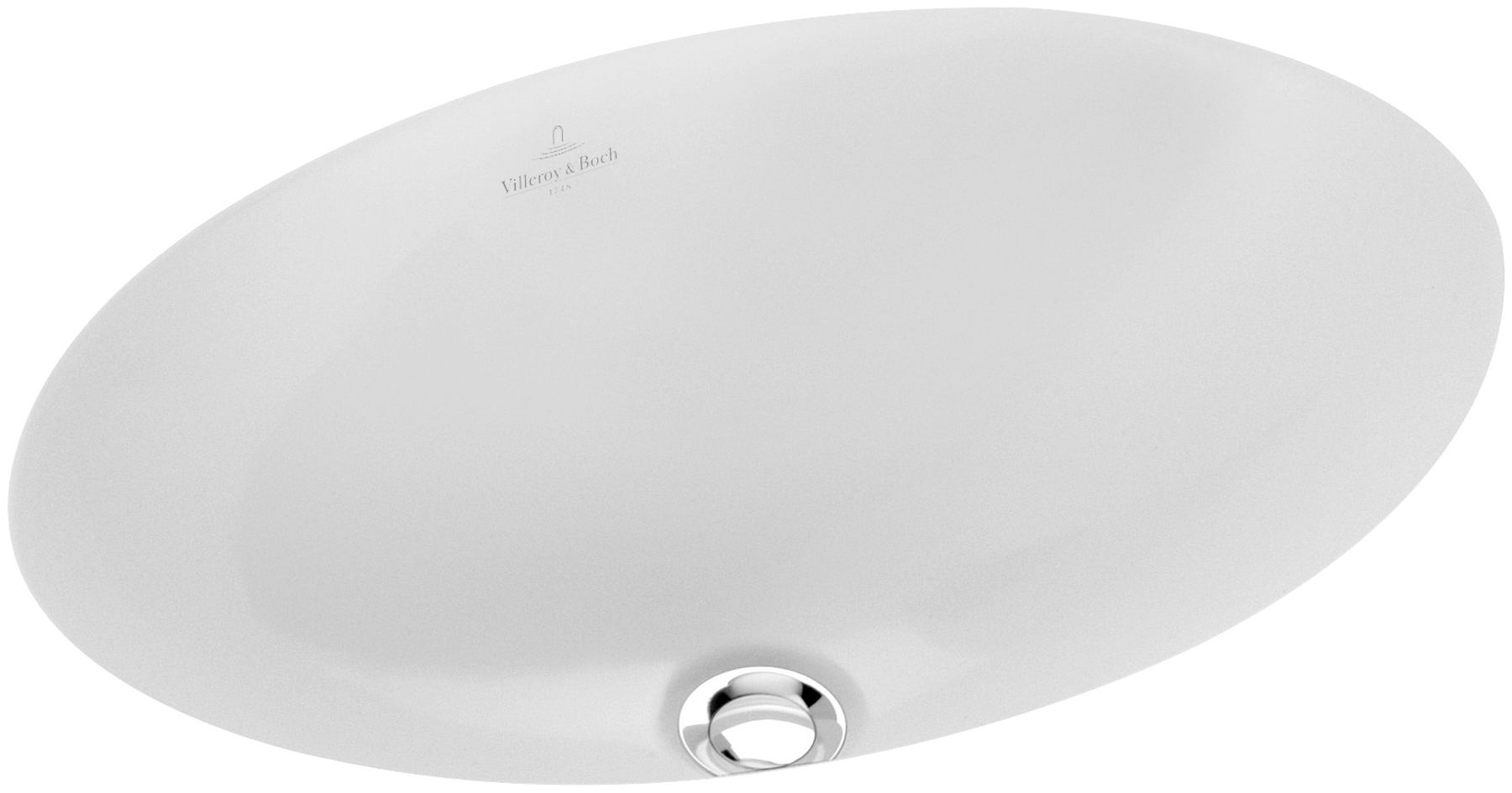 Villeroy & Boch Loop & Friends umywalka 48,5x32,5 cm podblatowa owalna Weiss Alpin 61612101