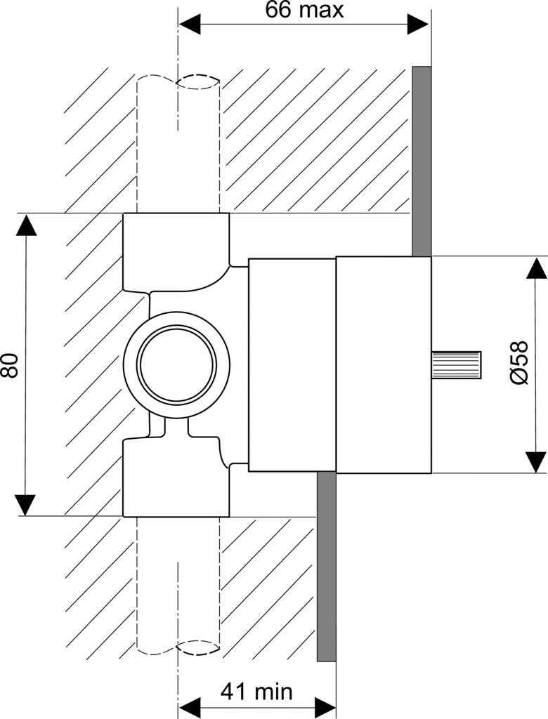 Ideal Standard przełącznik podtynkowy trójdrożny A2393NU