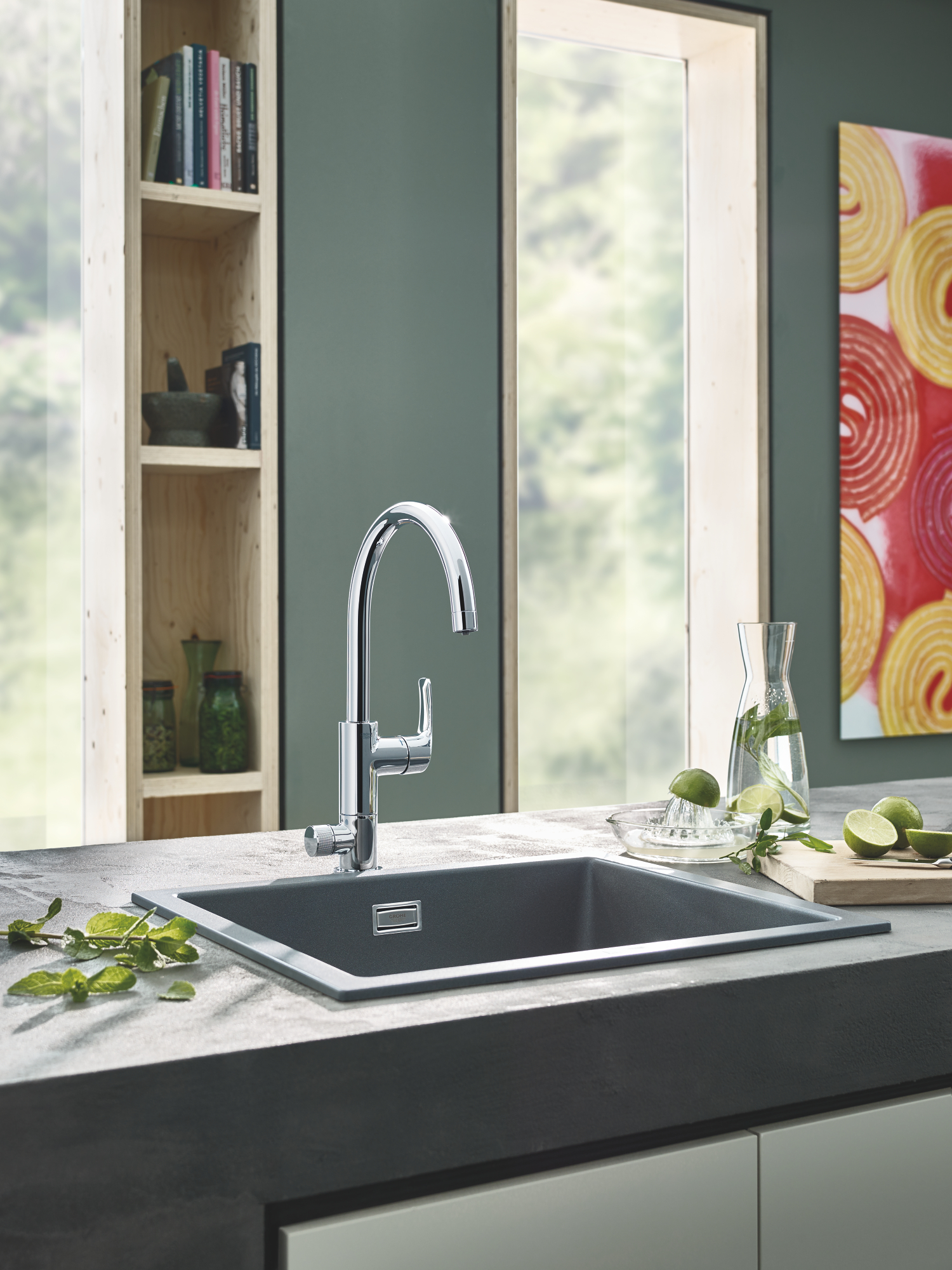 Grohe Blue Pure Eurosmart bateria kuchenna stojąca chrom 31722000 - Wysyłka w 24h