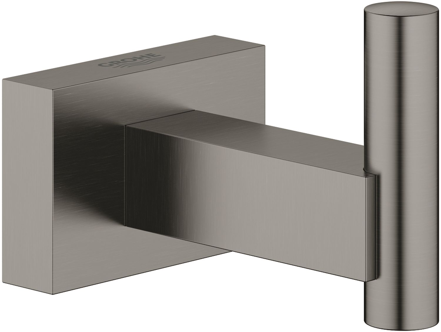 Grohe Essentials Cube wieszak na płaszcz kąpielowy brushed hard graphite 40511AL1 - Wysyłka w 24h