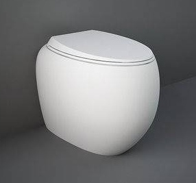 Rak Ceramics Rak Cloud miska WC stojąca Rimless biała mat CLOWC1346500A