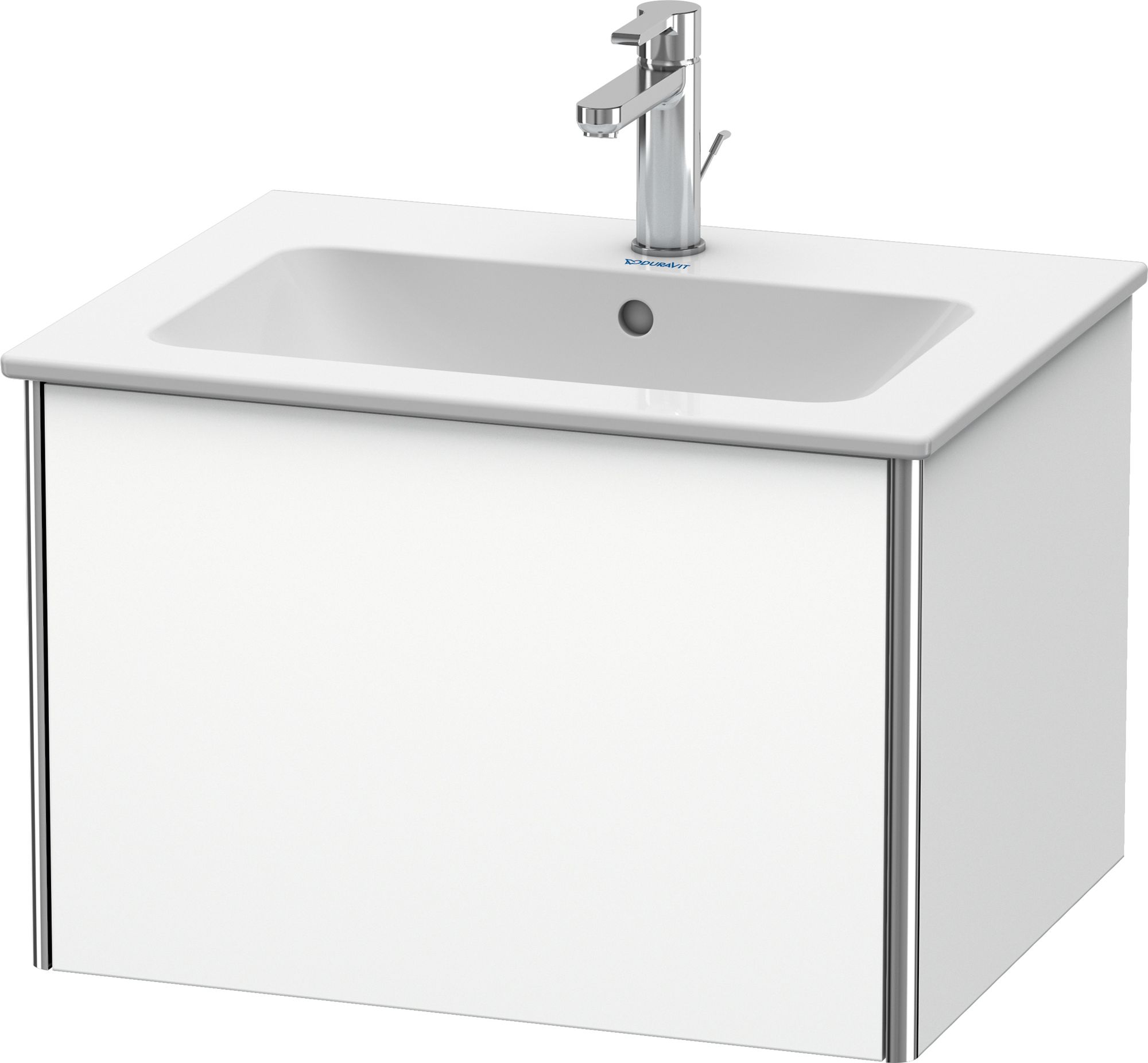 Duravit XSquare szafka 61 cm podumywalkowa wisząca biały mat XS407101818