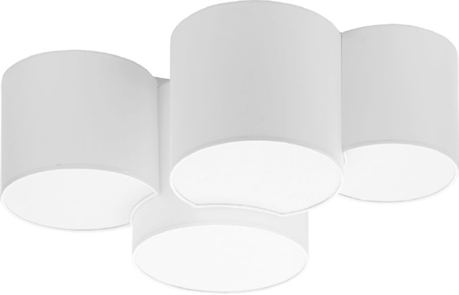 TK Lighting Mona White plafon 4x15W biały 3442 - Wysyłka w 24h