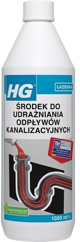 HG środek do udrażniania odpływów kanalizacyjnych 1000 ml (1 l) 139100129 - Wysyłka w 24h