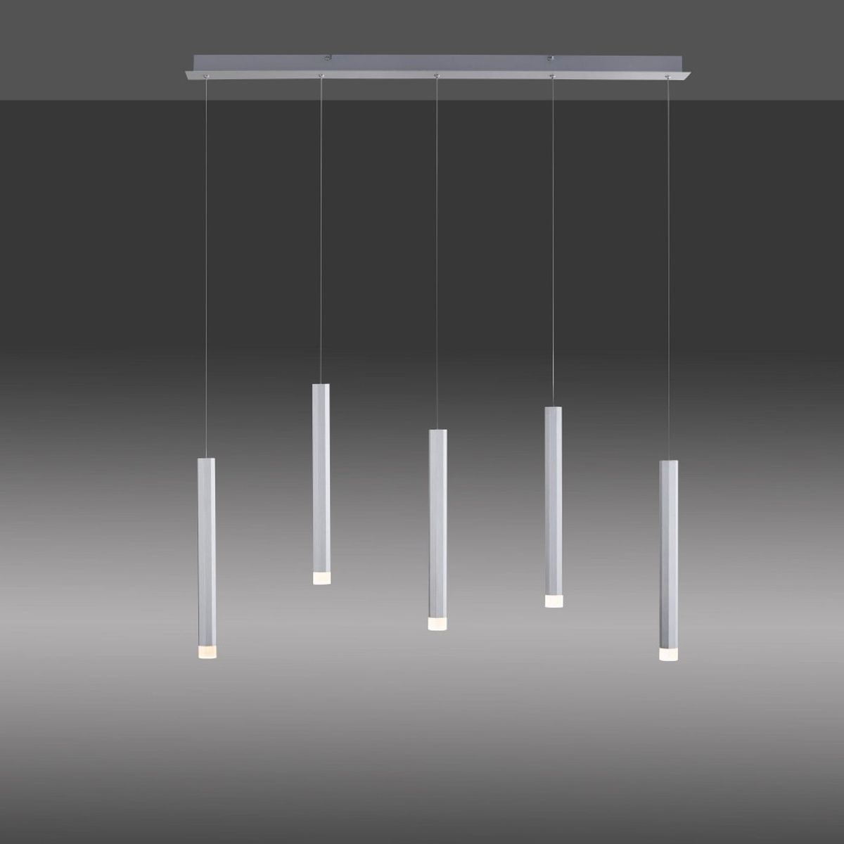 Leuchten Direkt Bruno lampa wisząca 5x4,8W aluminium/biała 15205-95 - Wysyłka w 24h