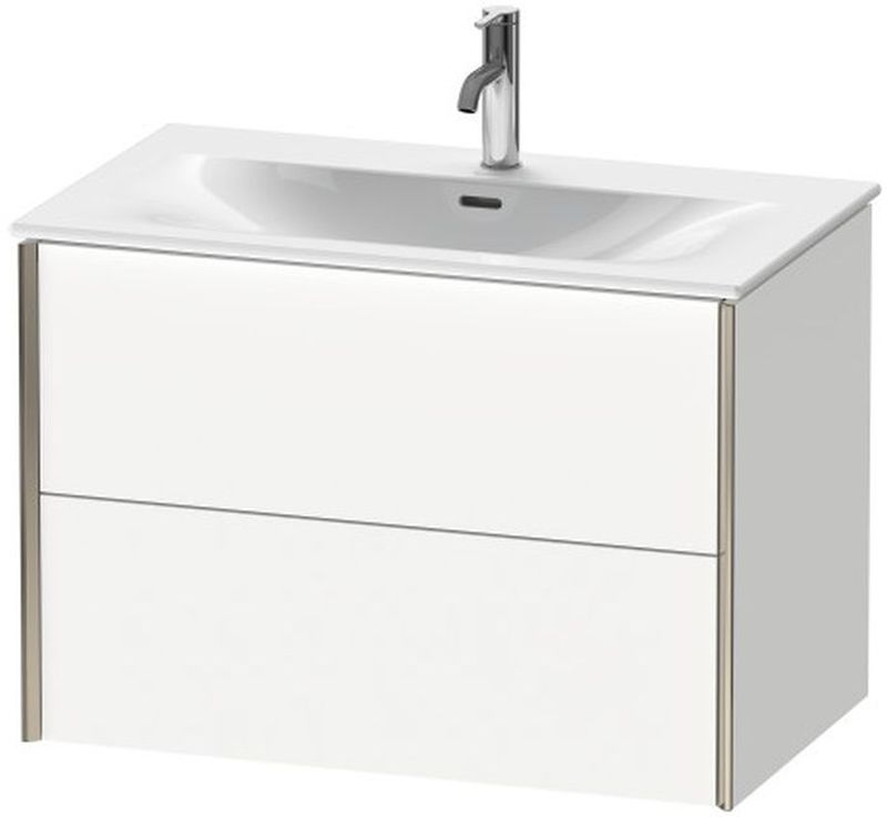 Duravit XViu szafka 81 cm podumywalkowa wisząca biały mat XV41340B118