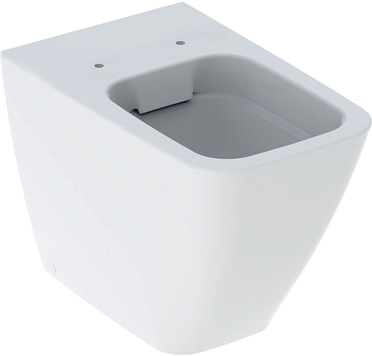 Geberit iCon Square miska WC stojąca lejowa Rimfree KeraTect biała 211910600