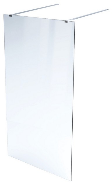 Massi Walk-In ścianka prysznicowa 110 cm metal/szkło przezroczyste MSKP-FA1020-110 - Wysyłka w 24h