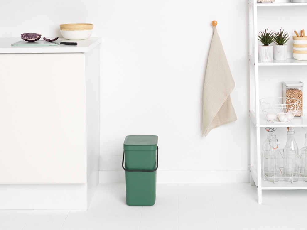 Brabantia Sort & Go kosz na śmieci 12 l zielony 129803