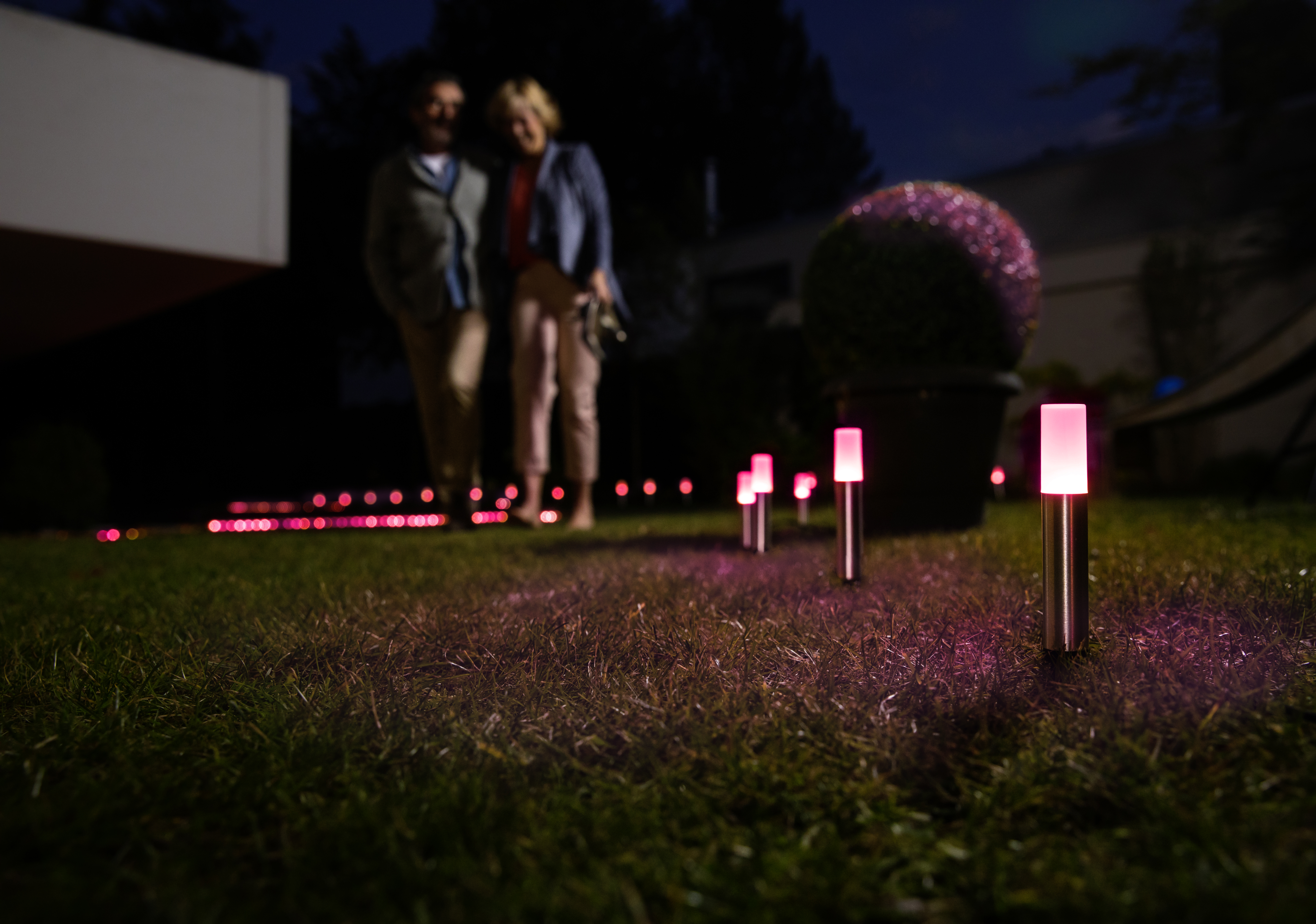 Ledvance Smart+ WiFi Gardenpole lampa gruntowa 3x3,1W LED RGB przedłużenie stal