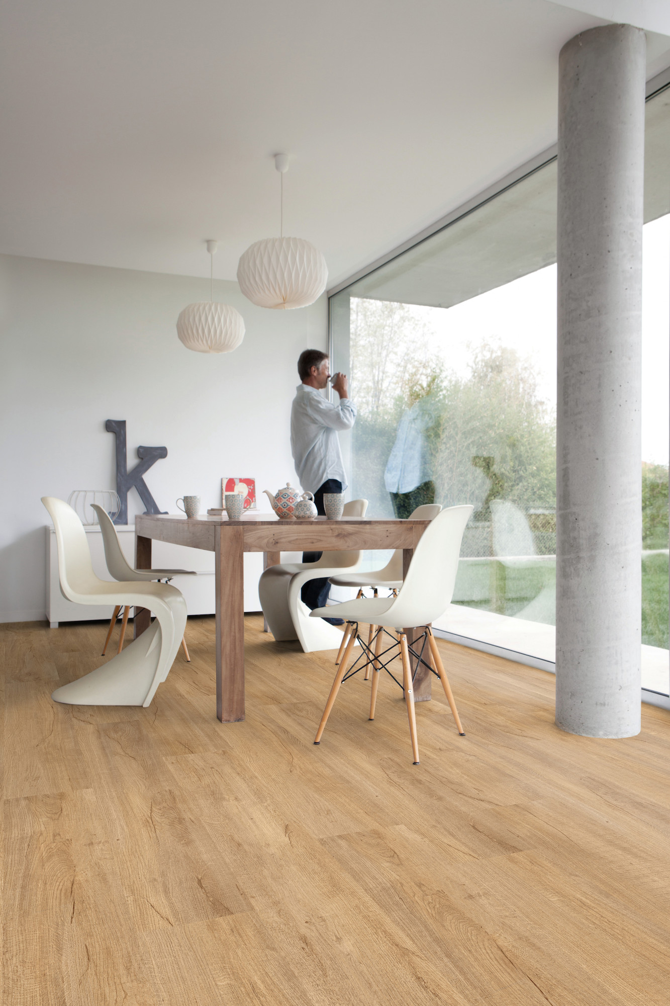 Gerflor Top Silence panel winylowy 123,5x22,9 cm hybrydowy Arda Golden 35650009