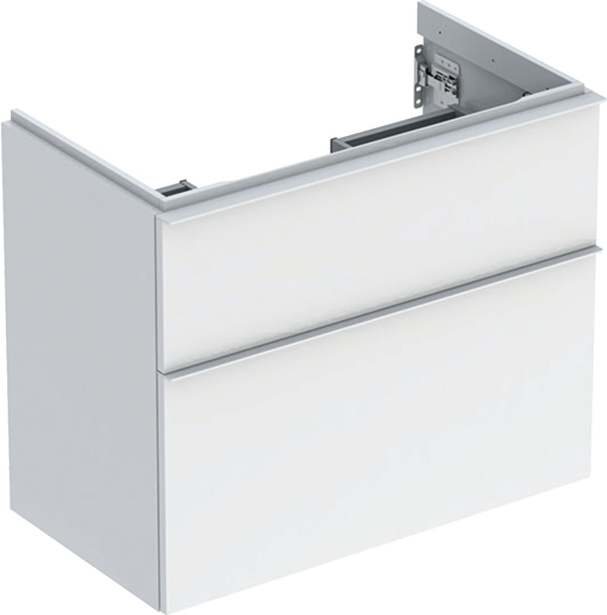 Geberit iCon szafka 74 cm podumywalkowa wisząca biały połysk/biały mat 502.308.01.1