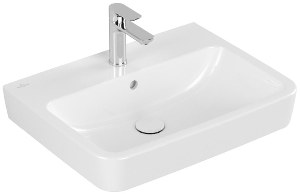 Villeroy & Boch O.Novo umywalka 60x46 cm ścienna prostokątna CeramicPlus Weiss Alpin 4A4160R1