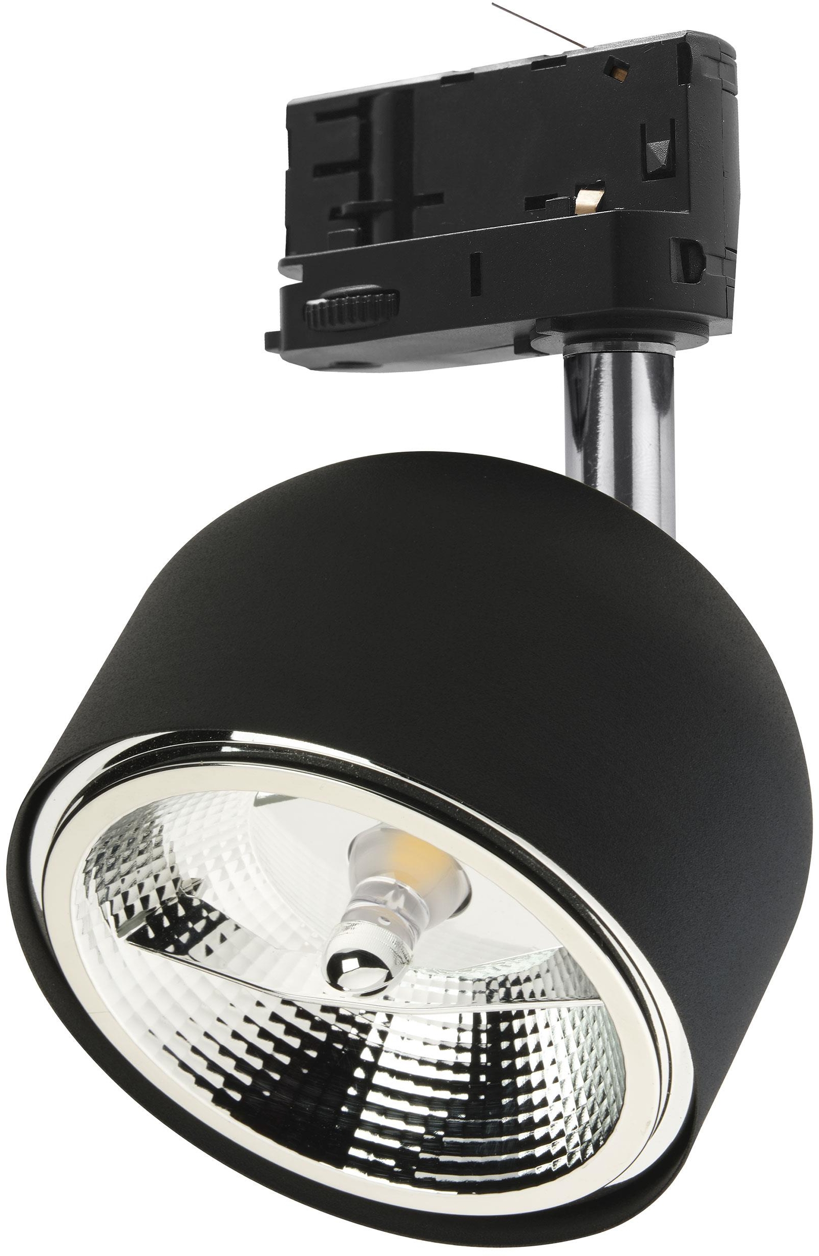 TK Lighting Tracer lampa do szynoprzewodów 1x10W czarny/chrom 6056