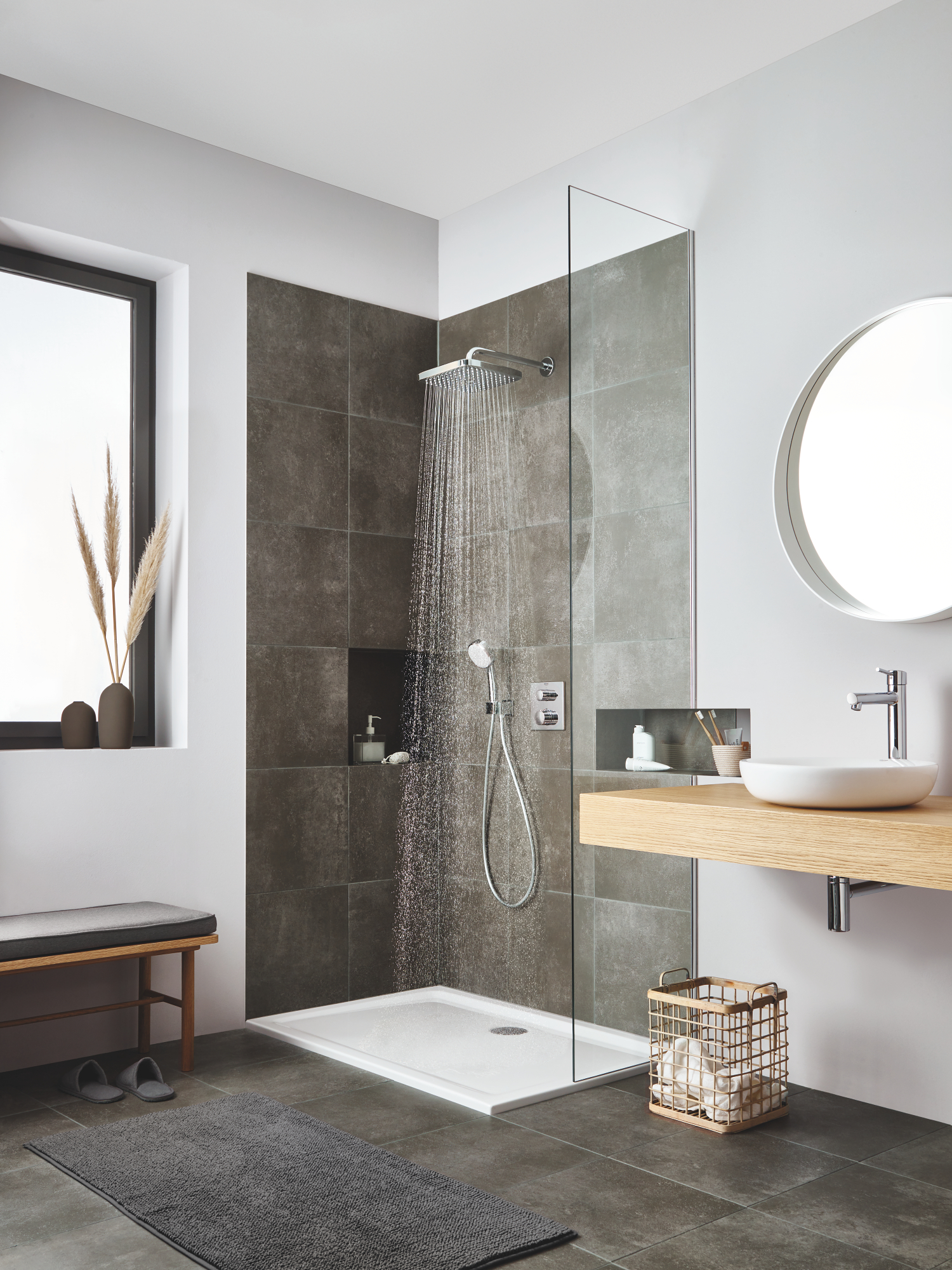 Grohe Euphoria Cube przyłącze kątowe z uchwytem ścienne chrom 26370000 - Wysyłka w 24h