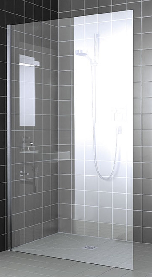Kermi XC WIO Walk-In ścianka prysznicowa 90 cm srebrny połysk/szkło przezroczyste XCWIO09020VPK