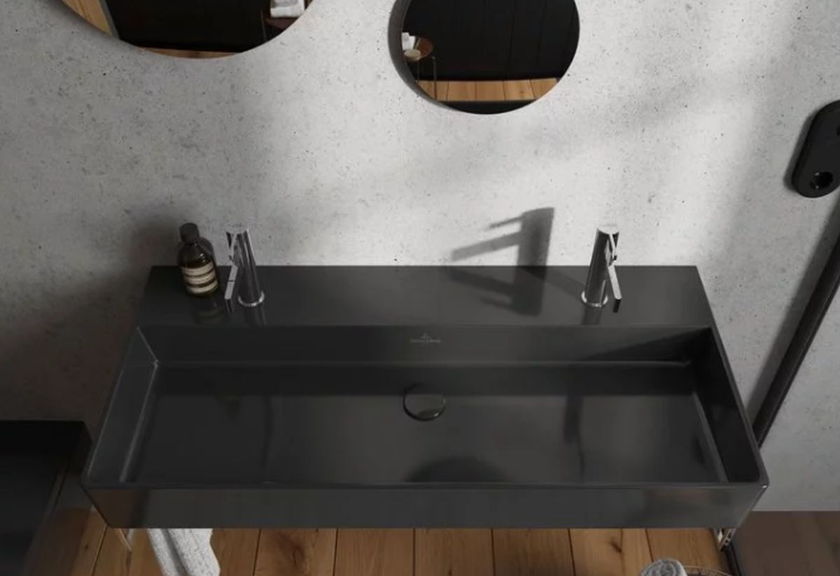 Villeroy & Boch korek do umywalki bez przelewu ebony 680800S5