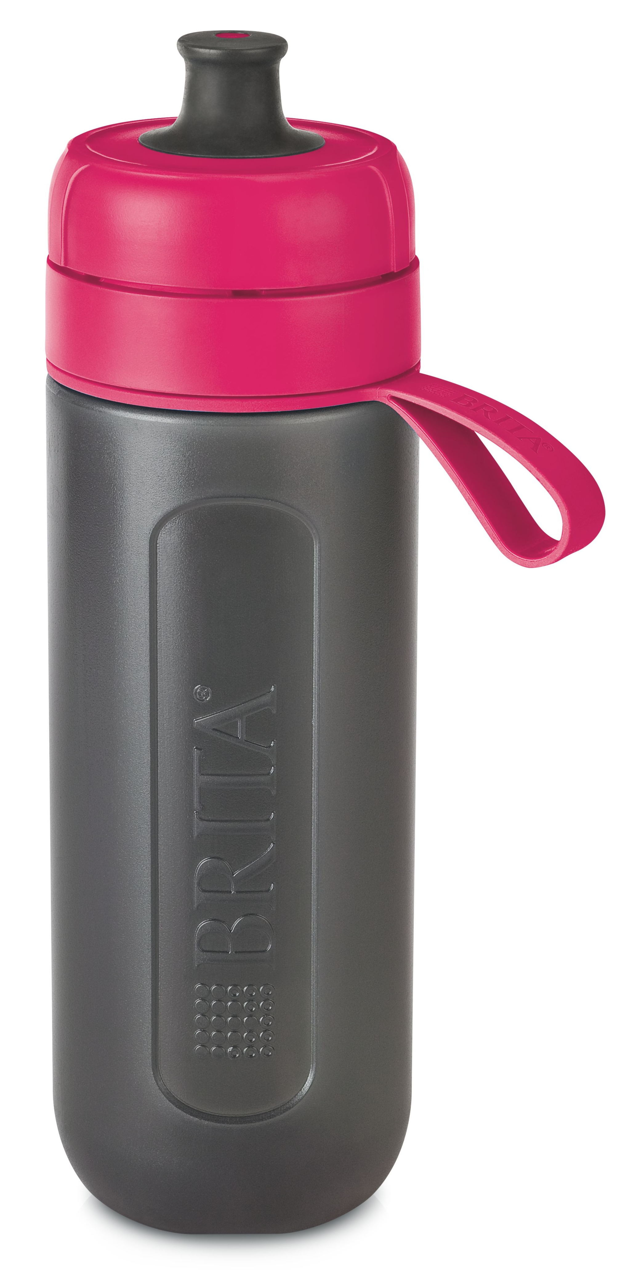 Brita Active butelka filtrująca 0,6 l z wkładem MicroDisc czarna/różowa 1020337