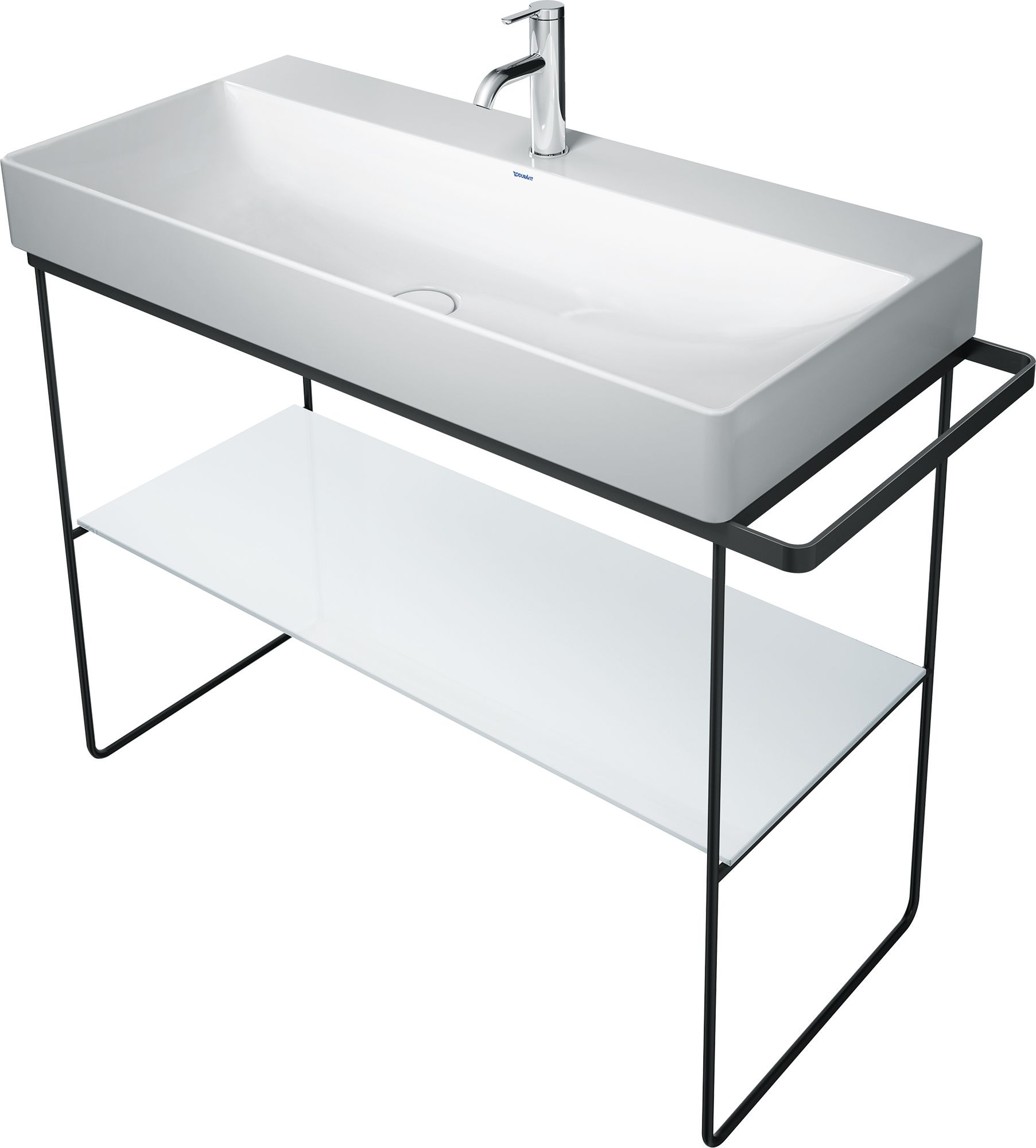 Duravit DuraSquare półka meblowa 97 cm szkło biały 0099658300