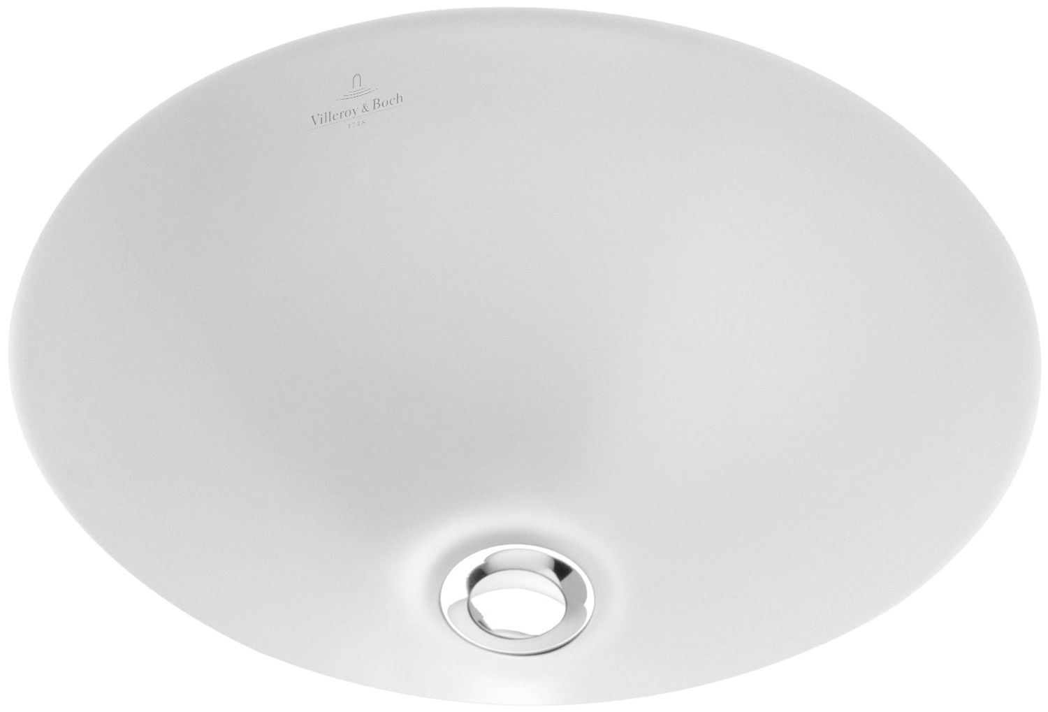 Villeroy & Boch Loop & Friends umywalka 33 cm podblatowa okrągła CeramicPlus Weiss Alpin 618033R1