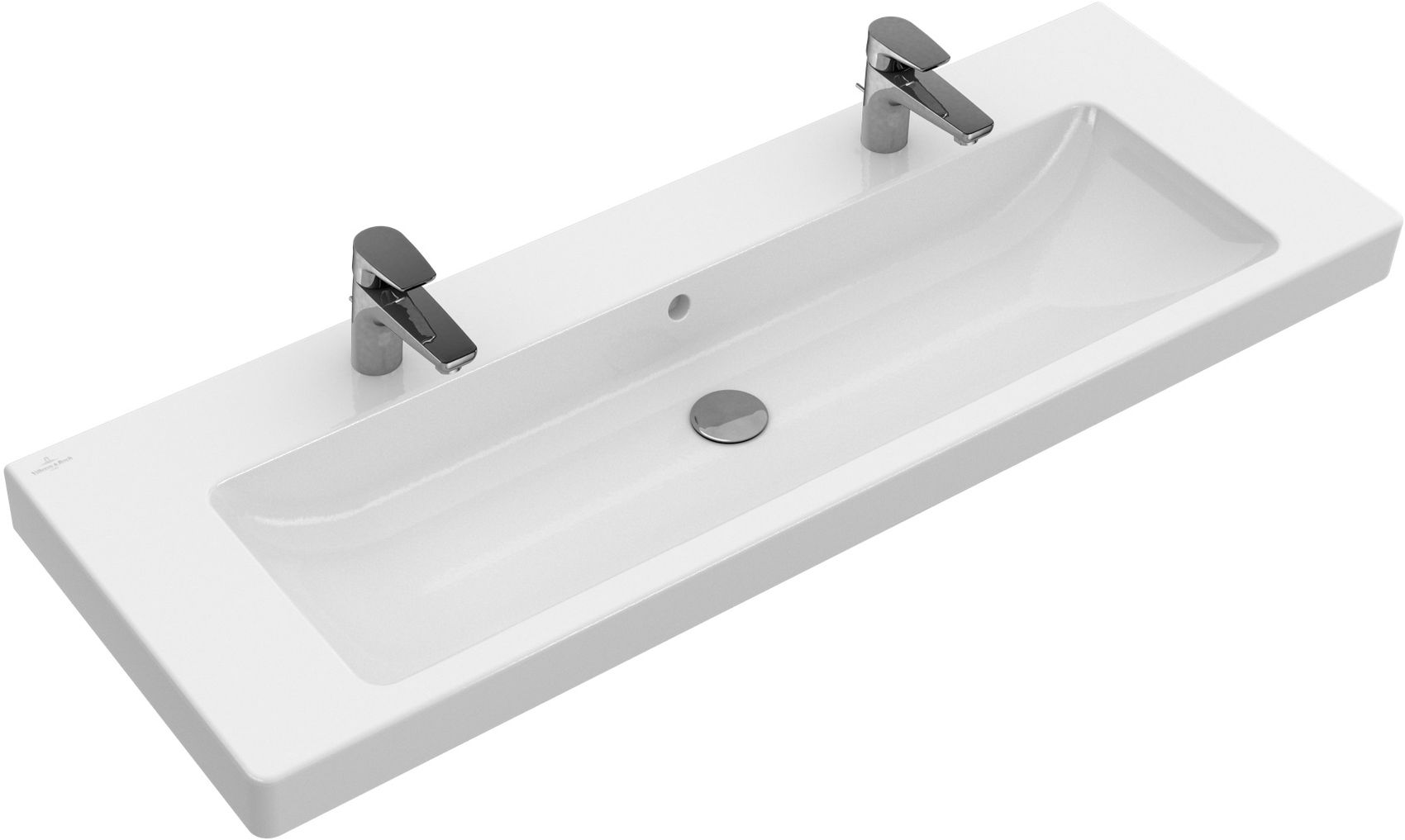 Villeroy & Boch Subway 2.0 umywalka 130x47 cm prostokątna CeramicPlus Weiss Alpin 7176D2R1