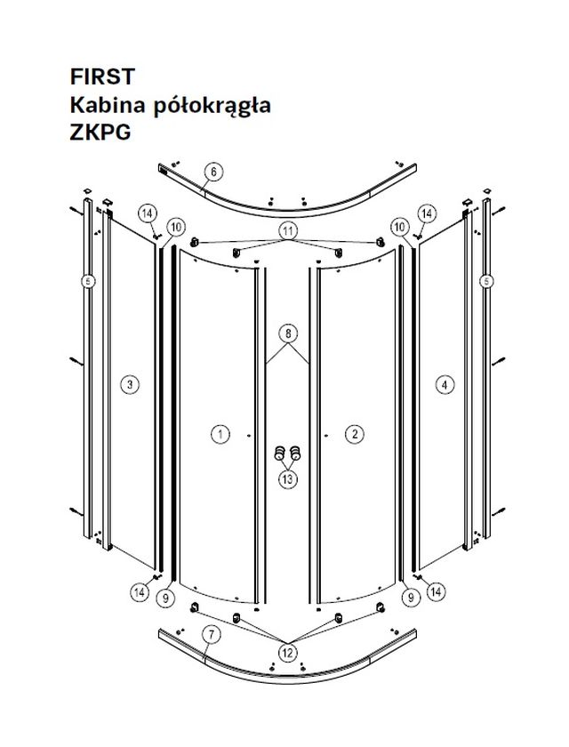 Koło First uszczelka zgarniacz elementu stałego A190017 - Wysyłka w 24h