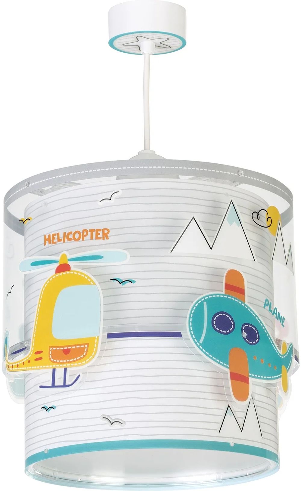 Dalber Baby Travel lampa wisząca 1x60W wielokolorowa 61682