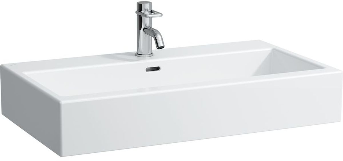 Laufen Living City umywalka 80x46 cm ścienna prostokątna biała H8174360001091