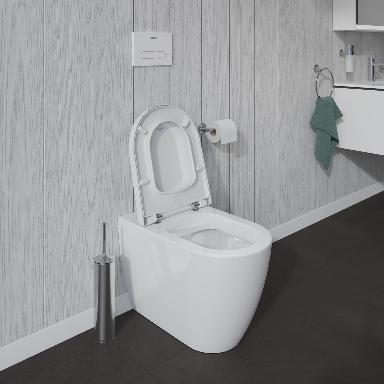 Duravit Happy D.2 miska WC stojąca HygieneGlaze biała 2159092000