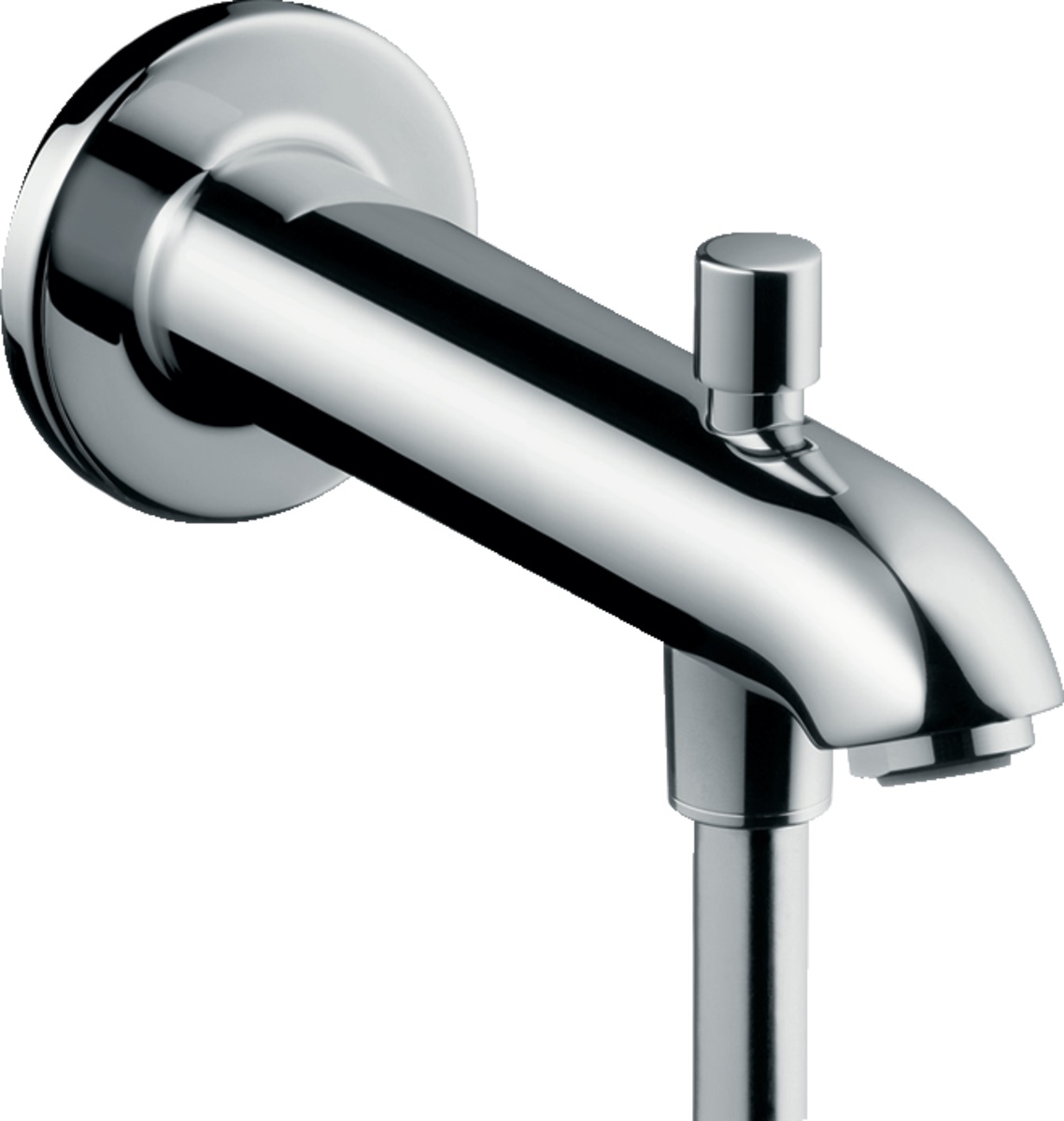 Hansgrohe wylewka wannowa z przełącznikiem ścienna chrom 13424000