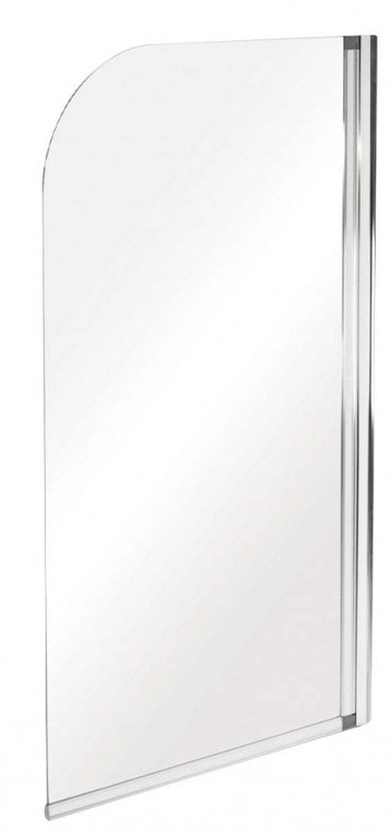 Besco Ambition 1 parawan nawannowy 75x130 cm jednoskrzydłowy szkło przezroczyste z motywem PA-1S