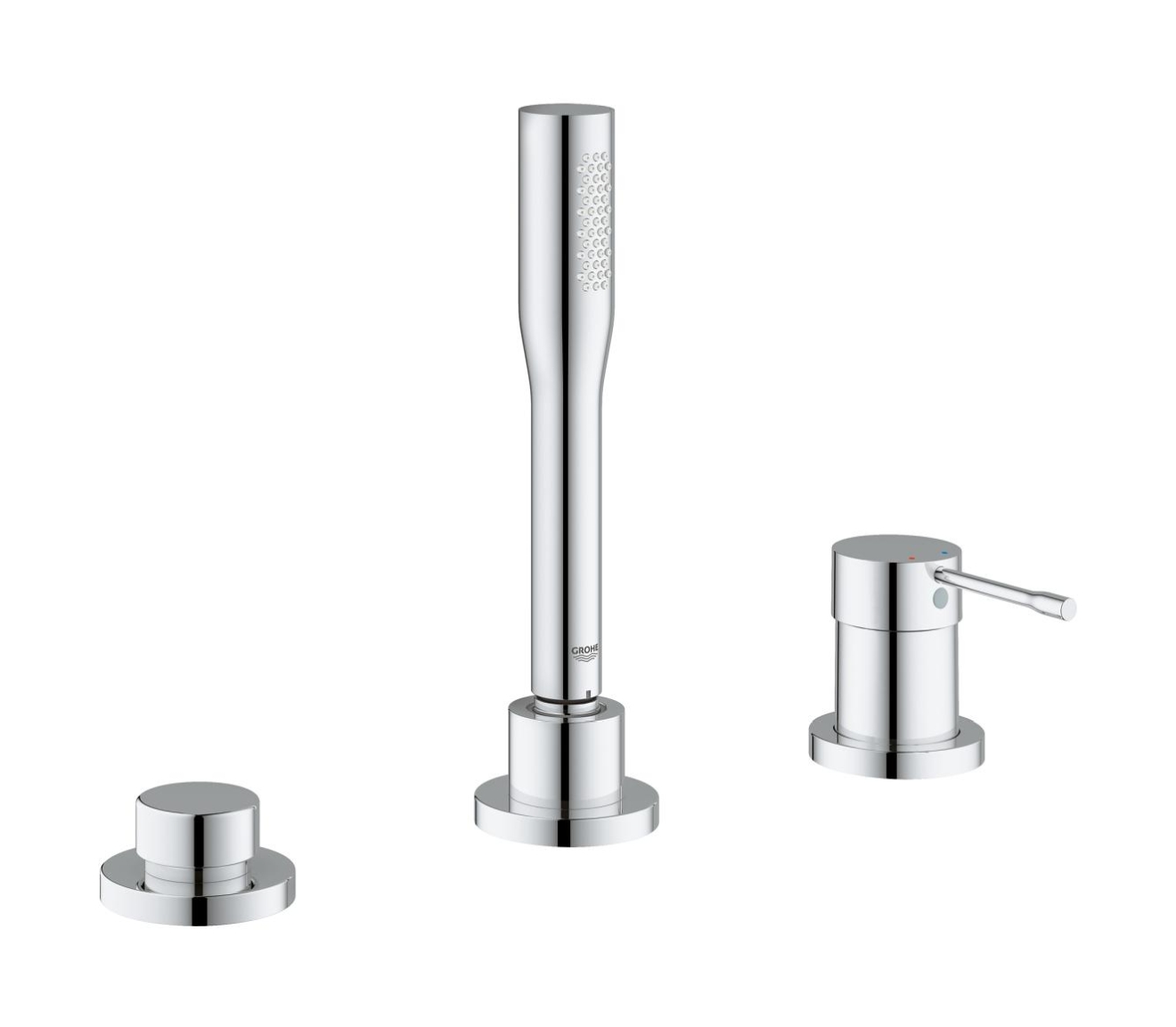 Grohe Essence bateria wannowo-prysznicowa 3-otworowa chrom 19976001